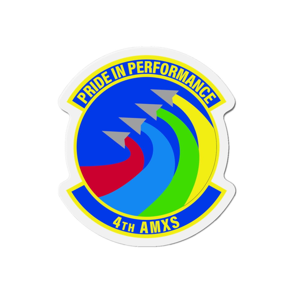 Die-Cut Magnet - USAF - 4th Aircraft Maintenance Sq wo txt