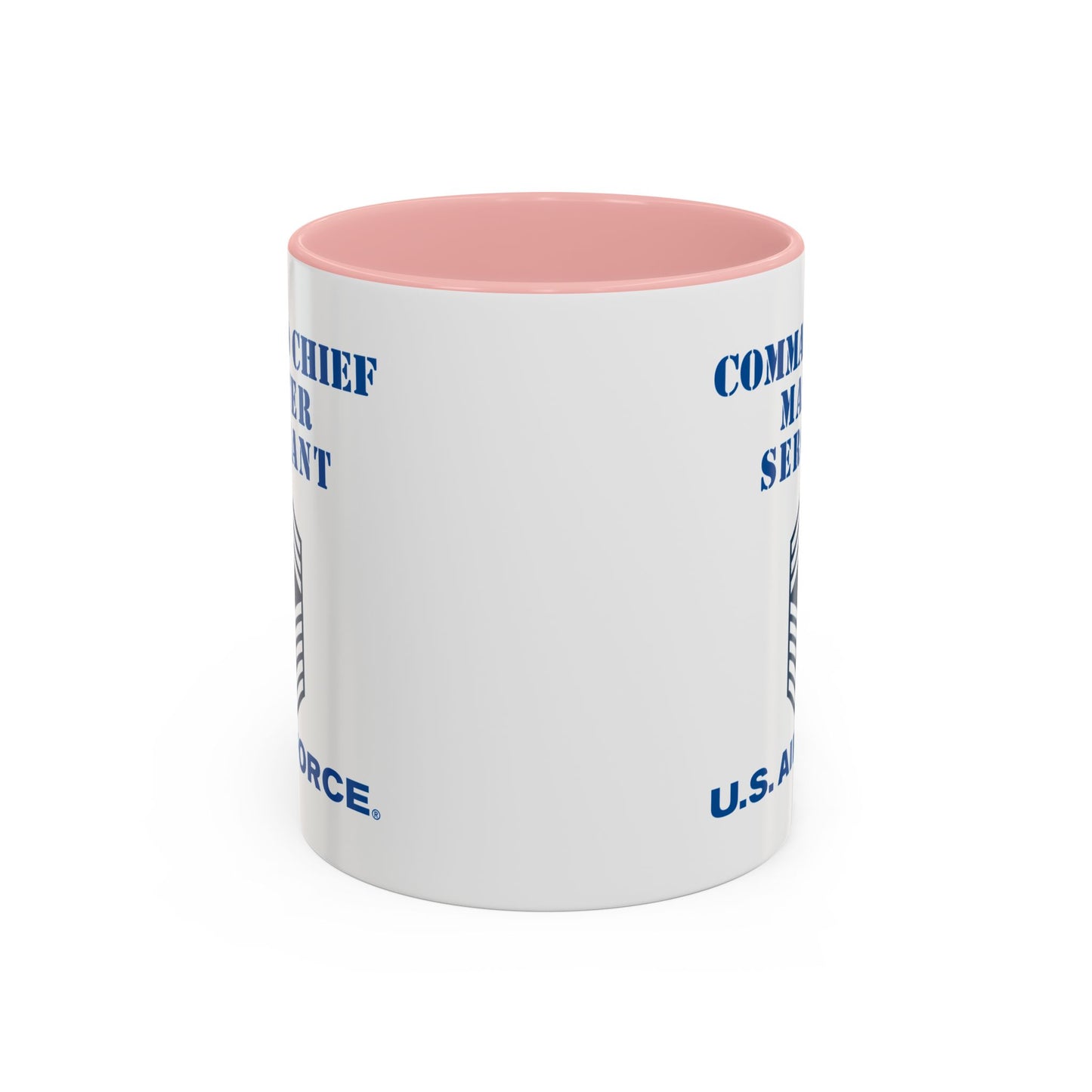 Accent Coffee Mug (11oz & 15oz) - USAF - Command Chief Master Sergeant (E9c) - 2020 - US Air Force w Text X 300