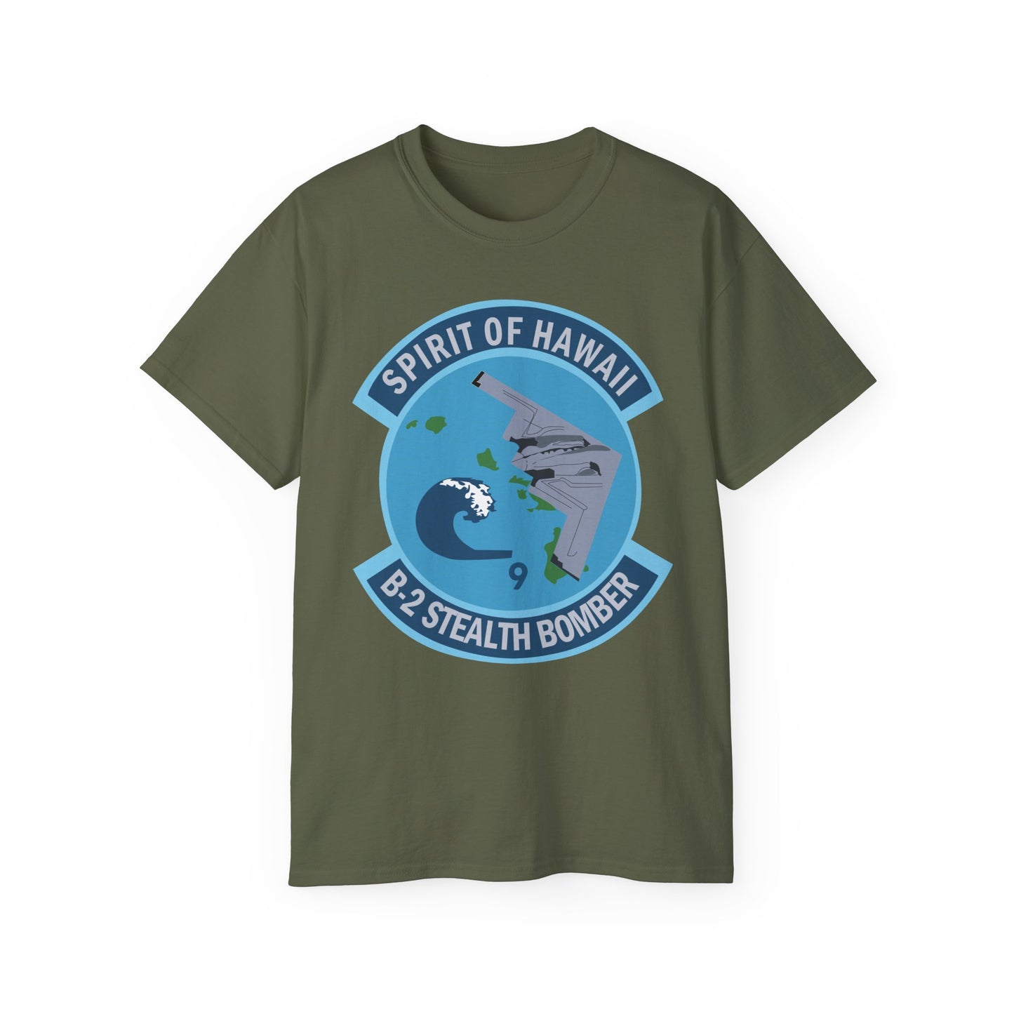 Unisex Ultra Cotton Tee - USAF - B2 - Spirit of Hawaii - Stealth Bomber wo txt X 300