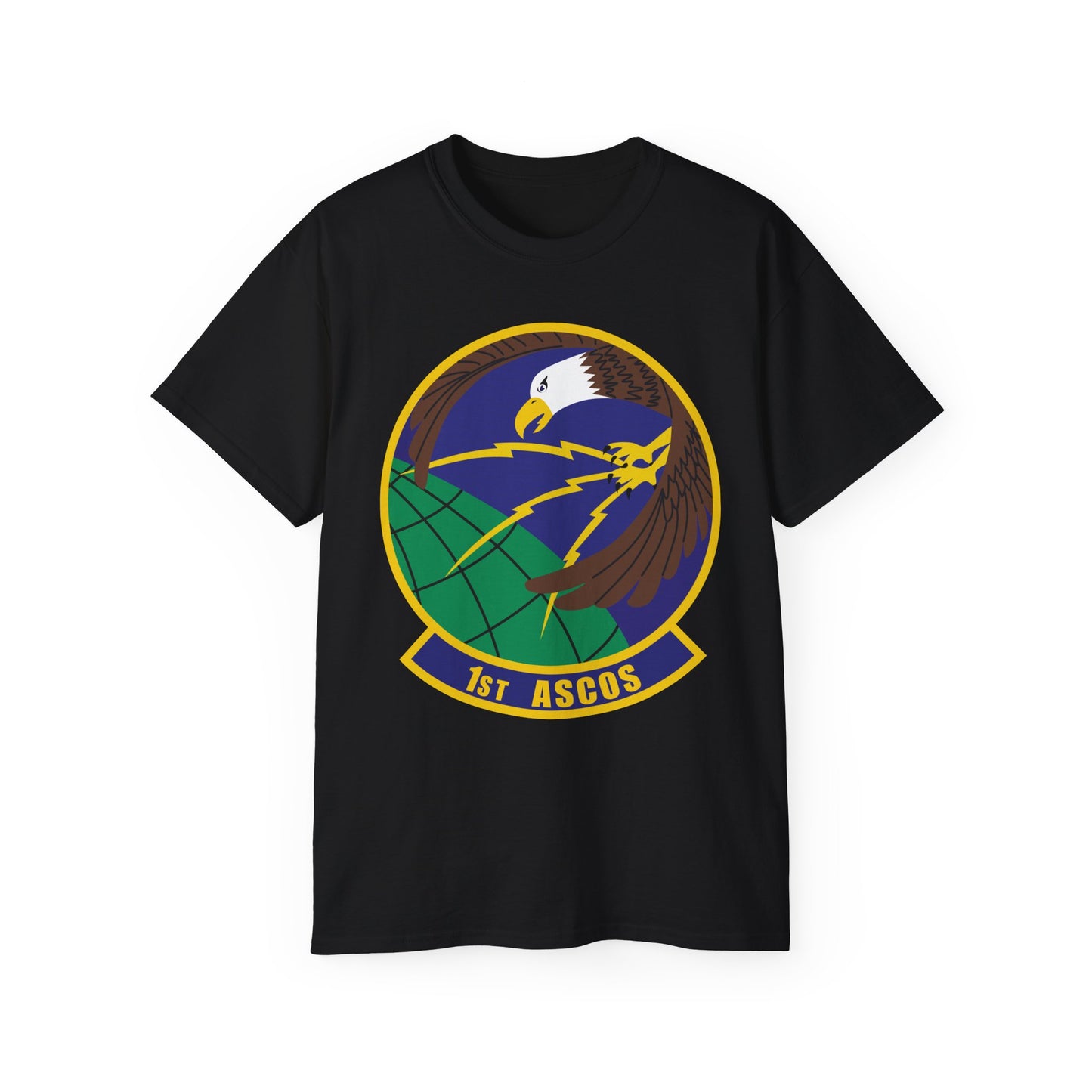 Unisex Ultra Cotton Tee - USAF - 1st Air & Space Communications Operations Sq wo txt X 300