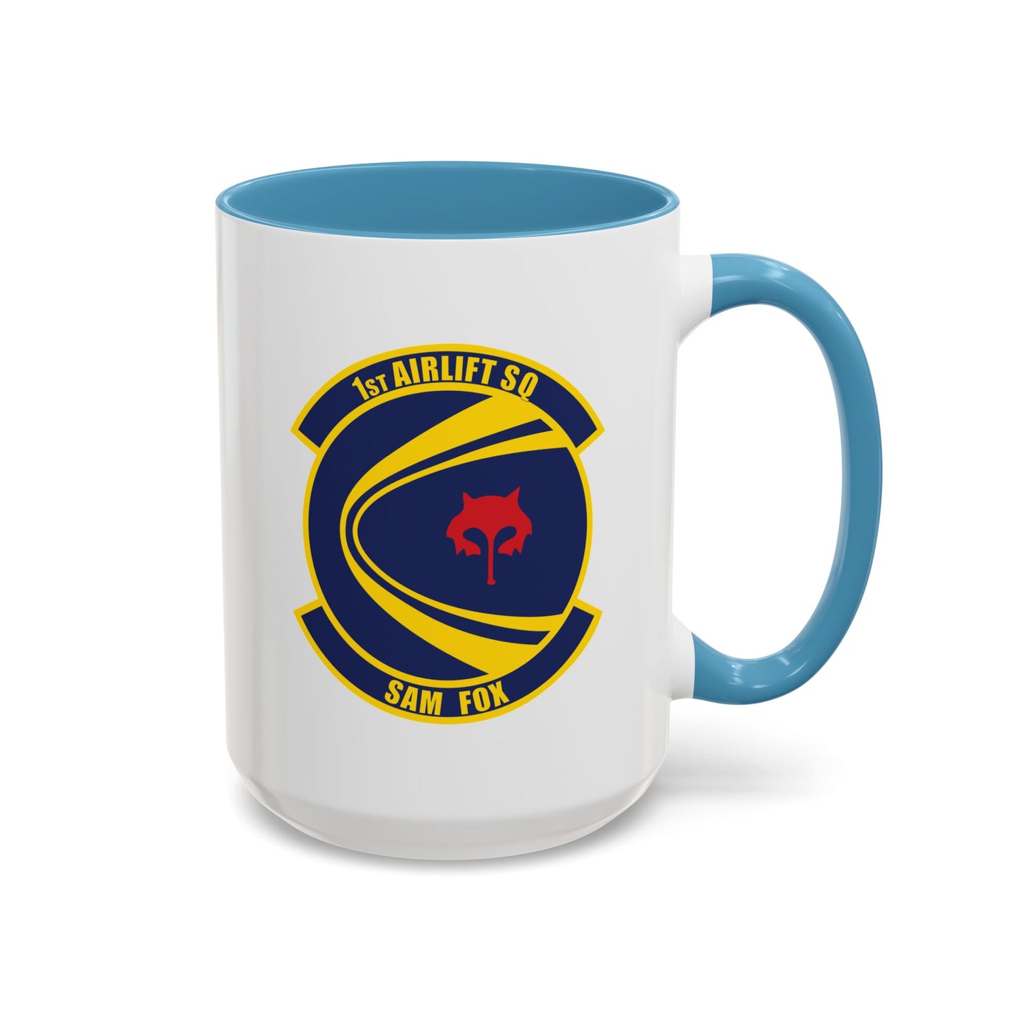 Accent Coffee Mug (11oz & 15oz) - USAF - 1st Airlift Squadron wo txt X 300