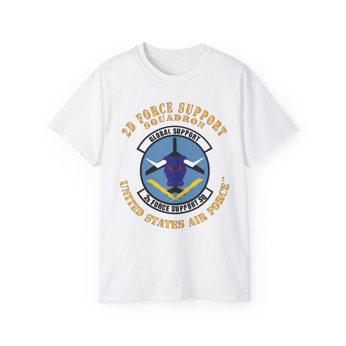 Unisex Ultra Cotton Tee - USAF - 2d Force Support Squadron