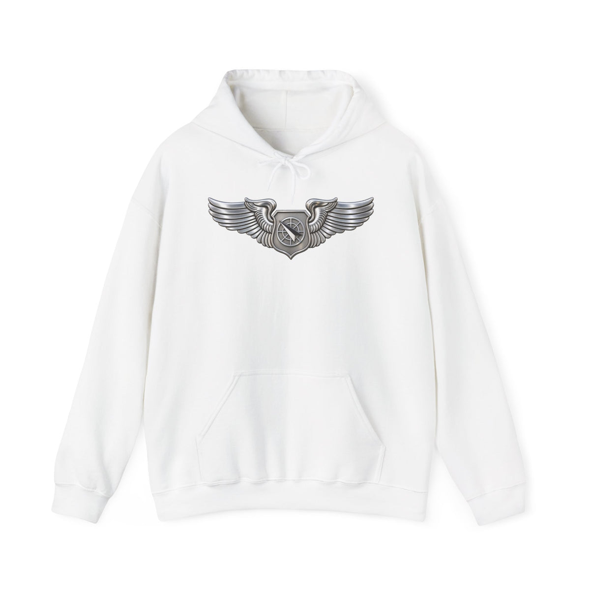 Unisex Heavy Blend Hooded Sweatshirt - USAF - Air Battle Manager Badge wo txt - 3D - Enhanced
