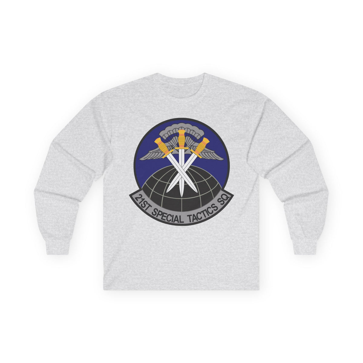 Unisex Ultra Cotton Long Sleeve Tee - USAF - 21st Special Tactics Squadron wo Txt