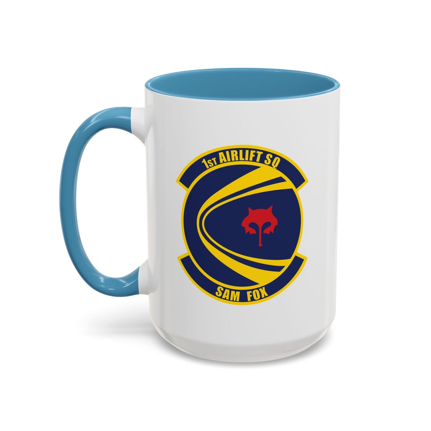 Accent Coffee Mug (11oz & 15oz) - USAF - 1st Airlift Squadron wo txt X 300