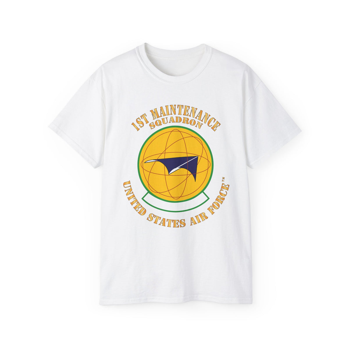 Unisex Ultra Cotton Tee - USAF - 1st Maintenance Squadron X 300