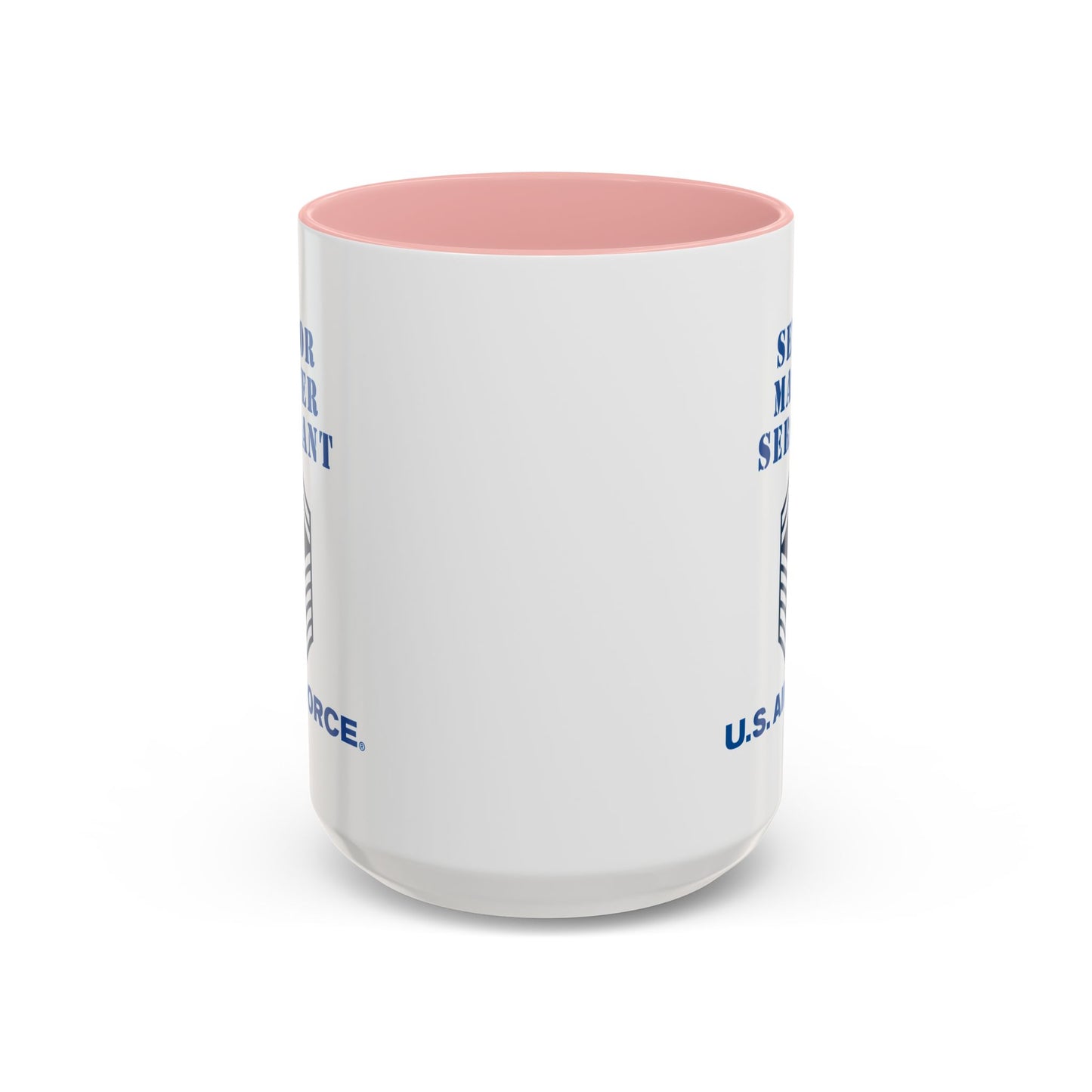 Accent Coffee Mug (11oz & 15oz) - USAF - Senior Master Sergeant (E8a) - 2020 - US Air Force w Text X 300