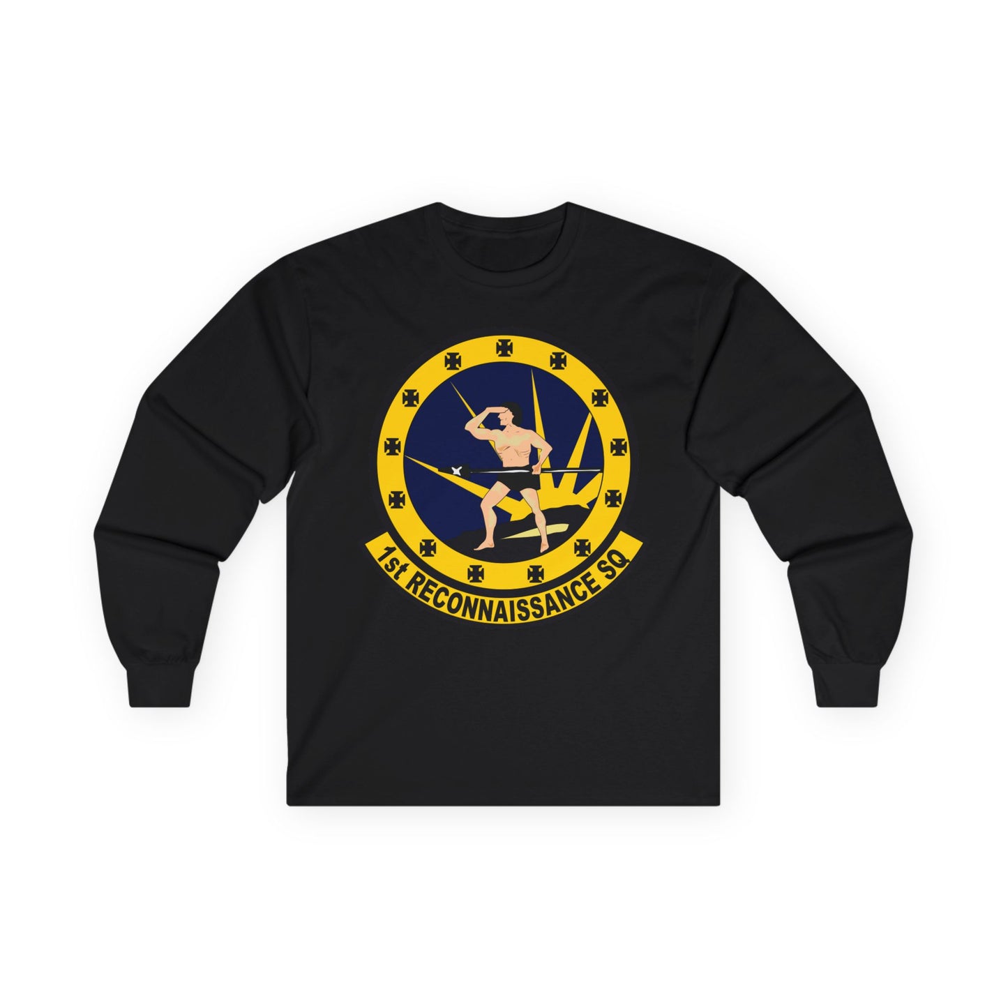 Unisex Ultra Cotton Long Sleeve Tee - USAF - 1st Reconnaissance Squadron wo txt
