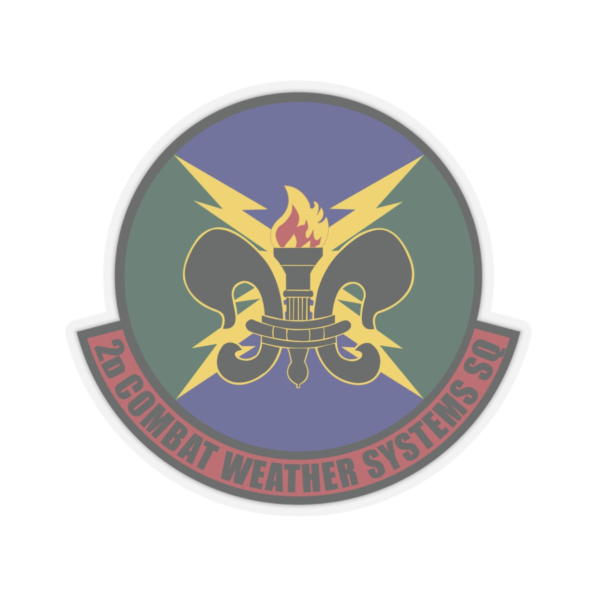 Kiss-Cut Stickers - USAF - 2d Combat Weather Systems Squadron wo txt