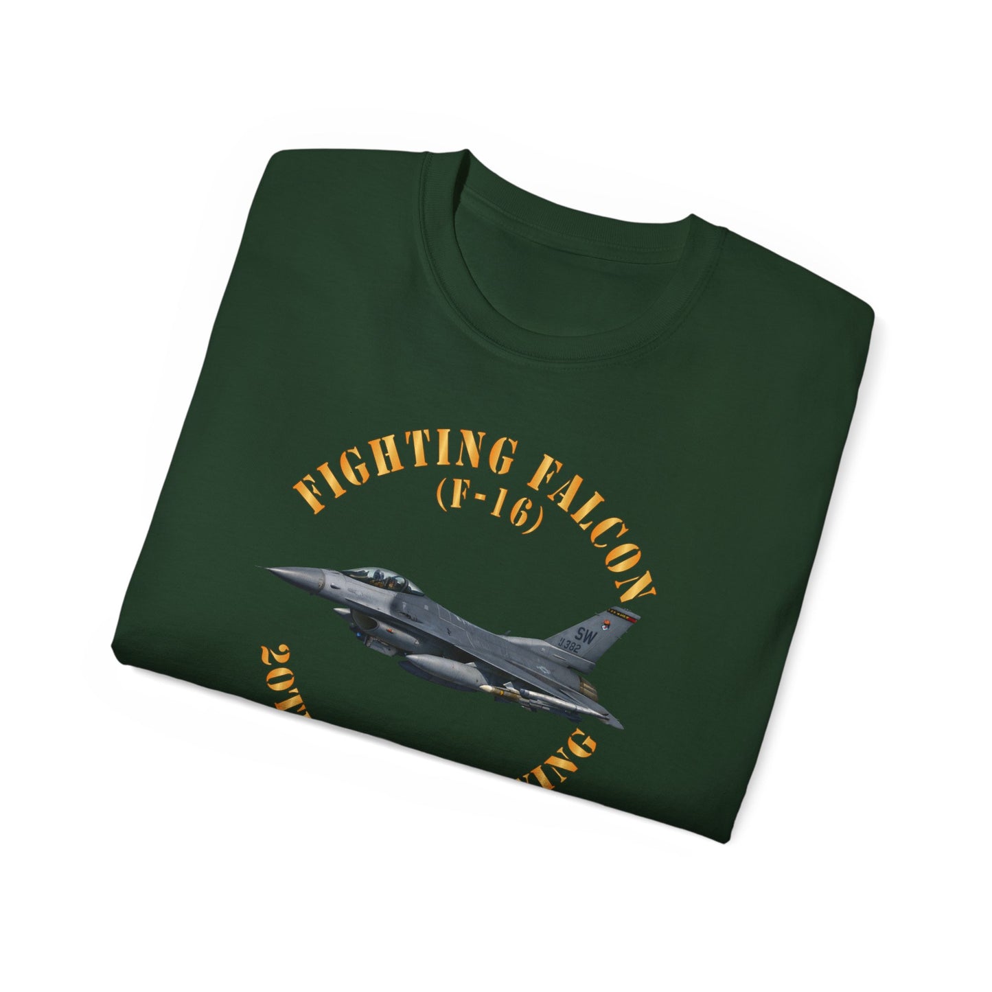 Unisex Ultra Cotton Tee - USAF - F-16 Fighting Falcon - 20th Fighter Wing X 300