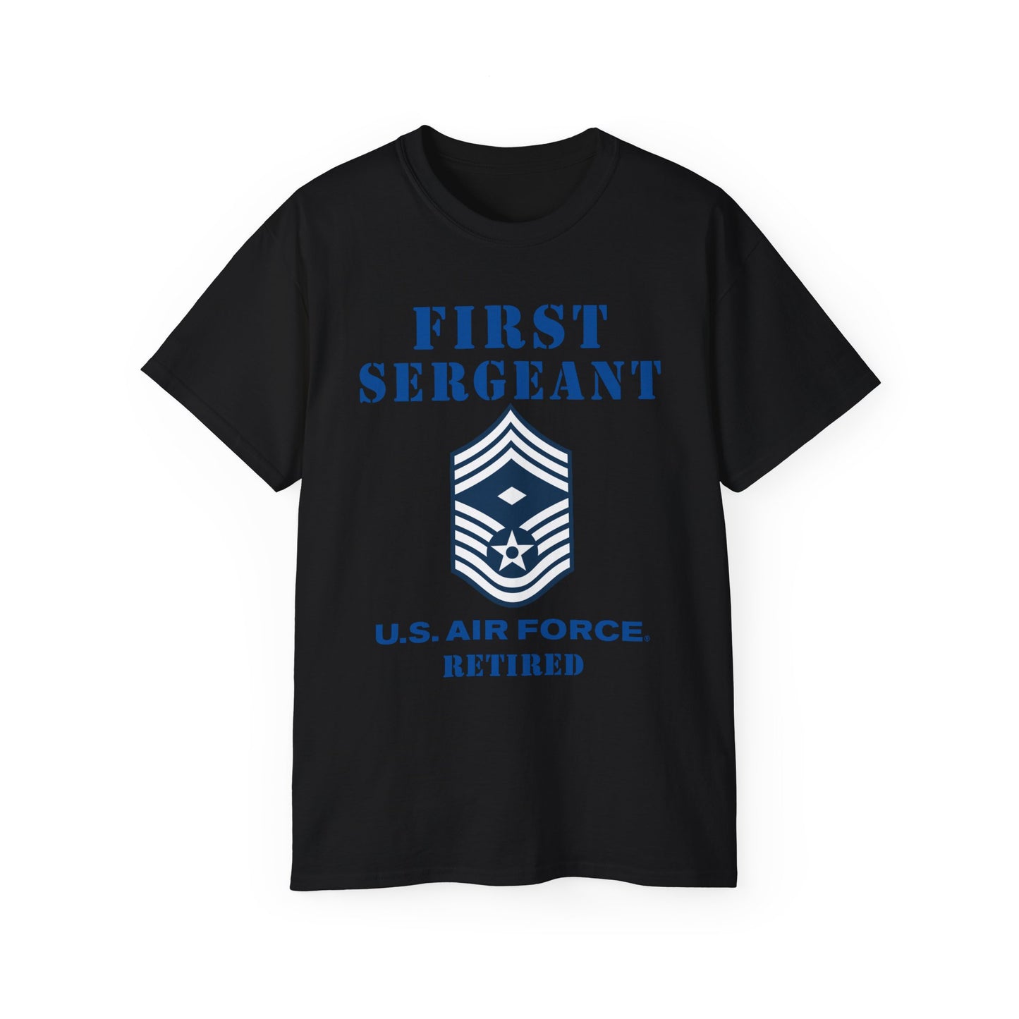 Unisex Ultra Cotton Tee - USAF - First Sergeant (E9b) - 2020 - Retired
