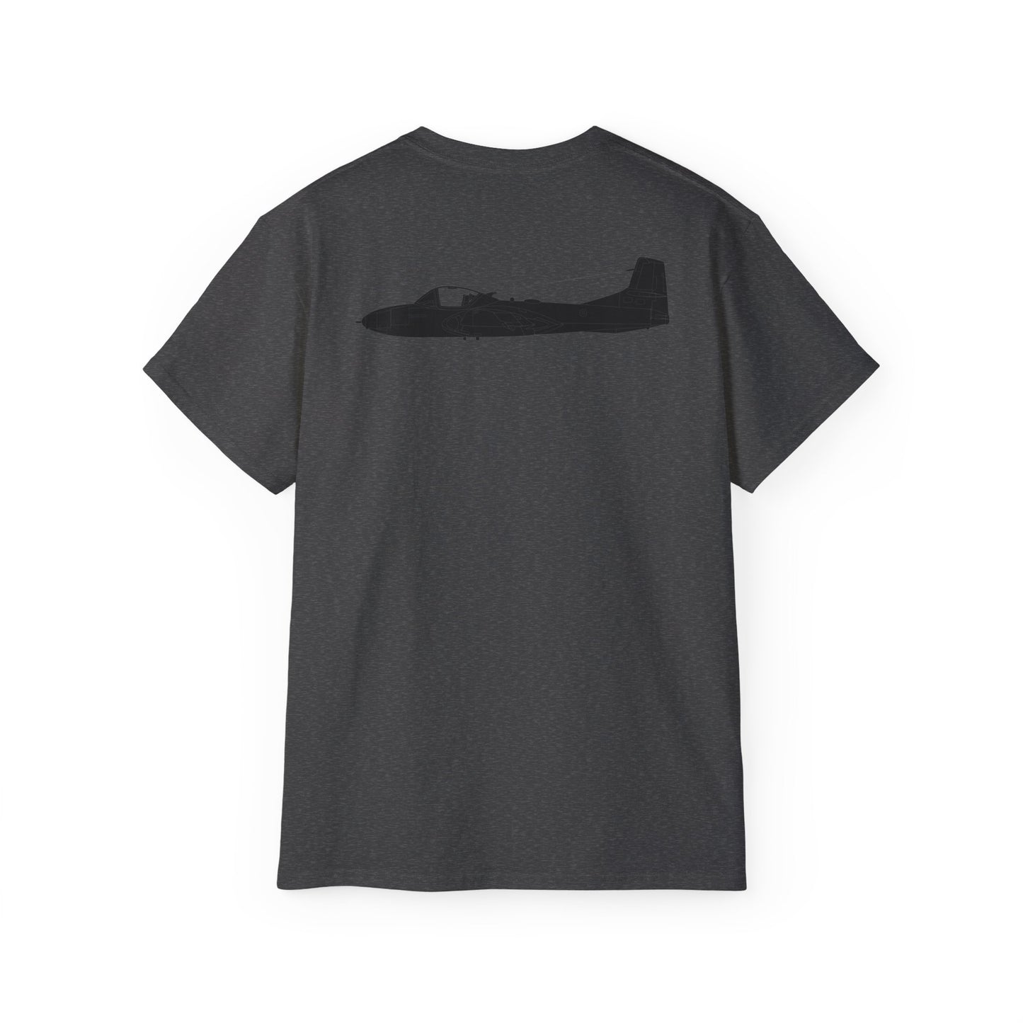 Unisex Ultra Cotton Tee - Aircraft - T-37-Trainer - Top - Black - Metal X 300