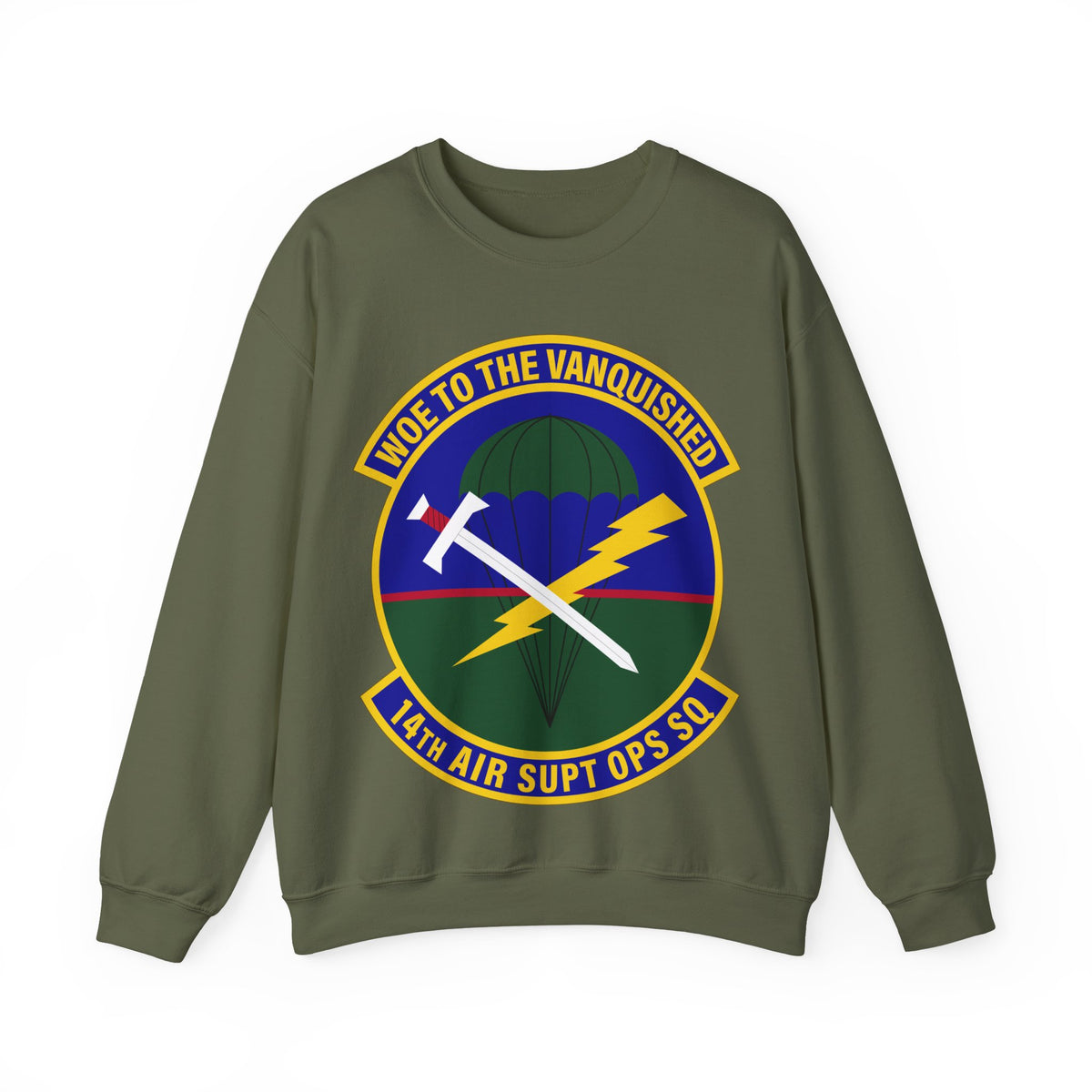 Crewneck Sweatshirt - USAF - 14th Air Support Operations Squadron wo txt
