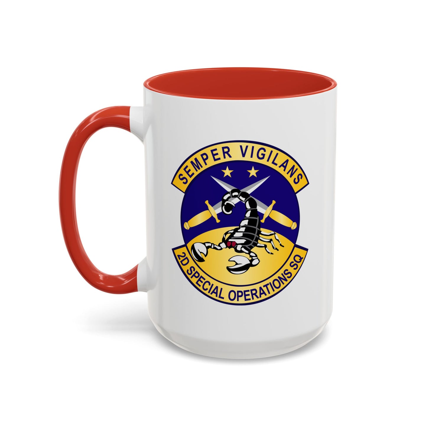 Accent Coffee Mug (11oz & 15oz) - USAFSOF - 2nd Special Operations Squadron wo Txt