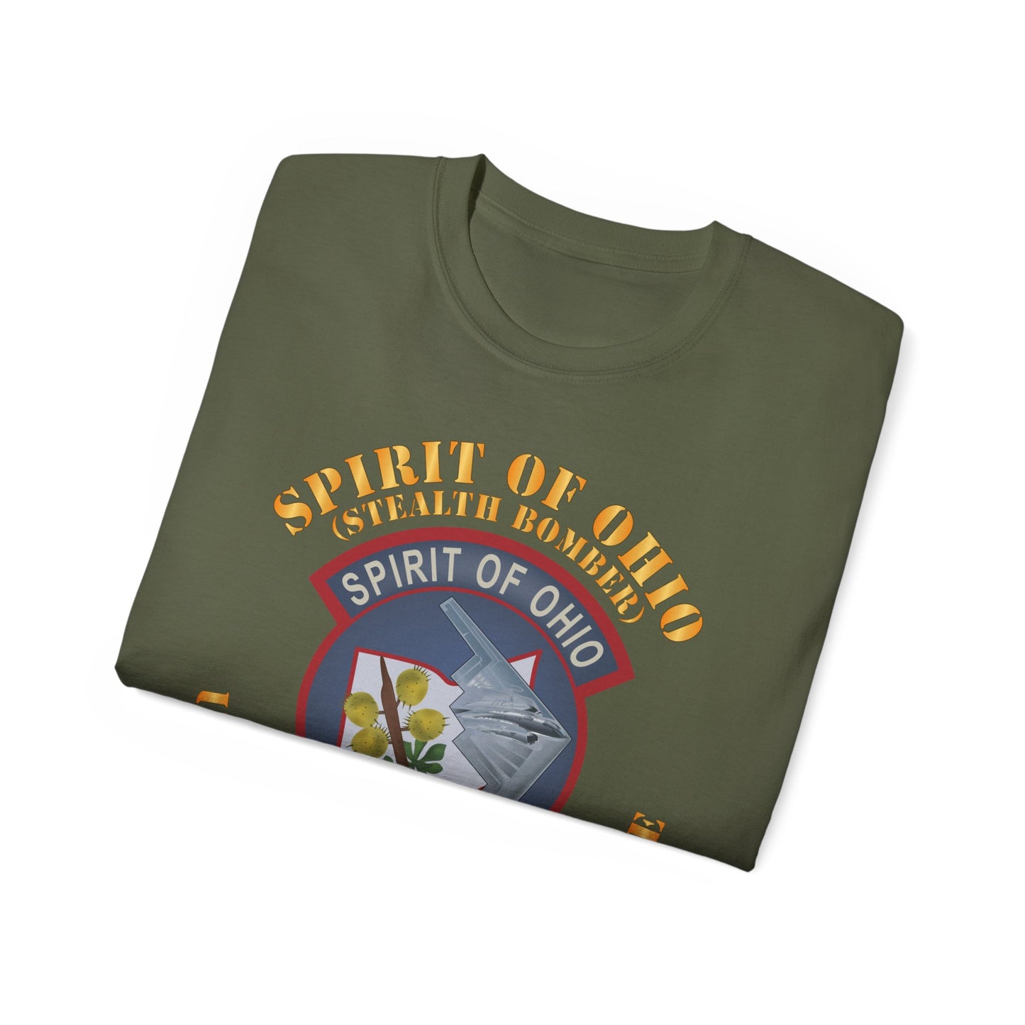 Unisex Ultra Cotton Tee - USAF - B2 - Spirit of Ohio - Stealth Bomber X 300