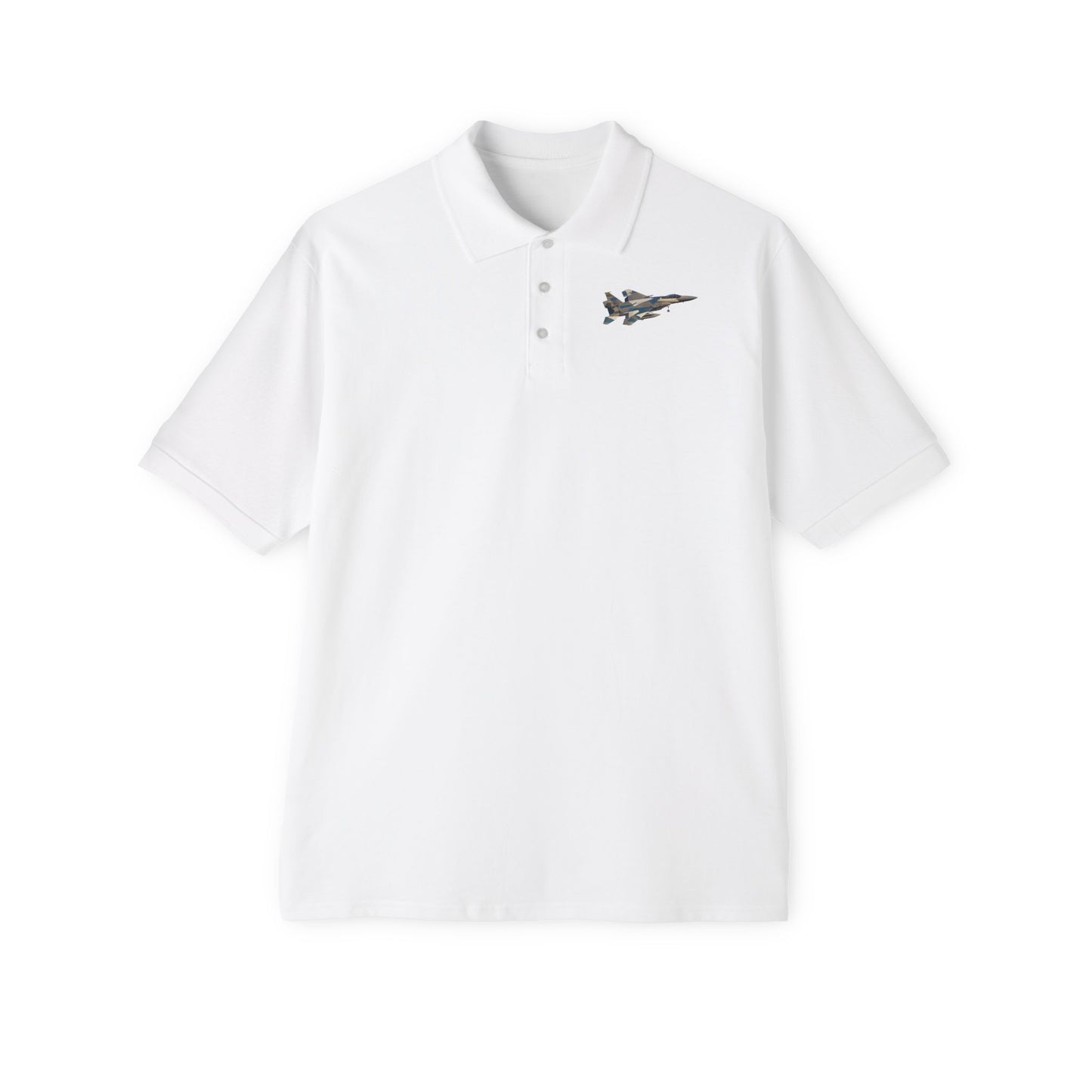 Men's Piqué Polo - USAF - F15 Eagle wo txt