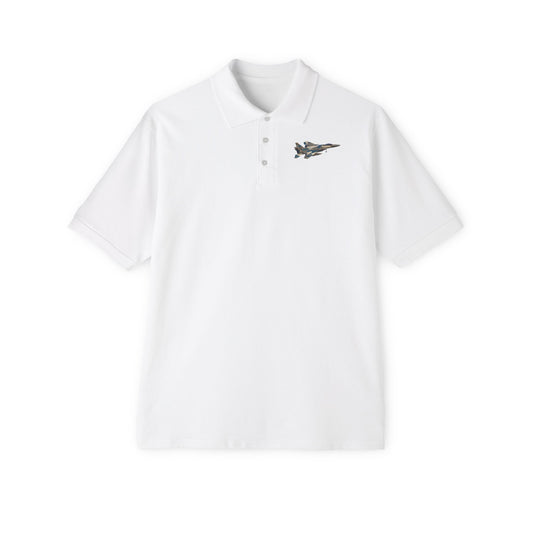 Men's Piqué Polo - USAF - F15 Eagle wo txt
