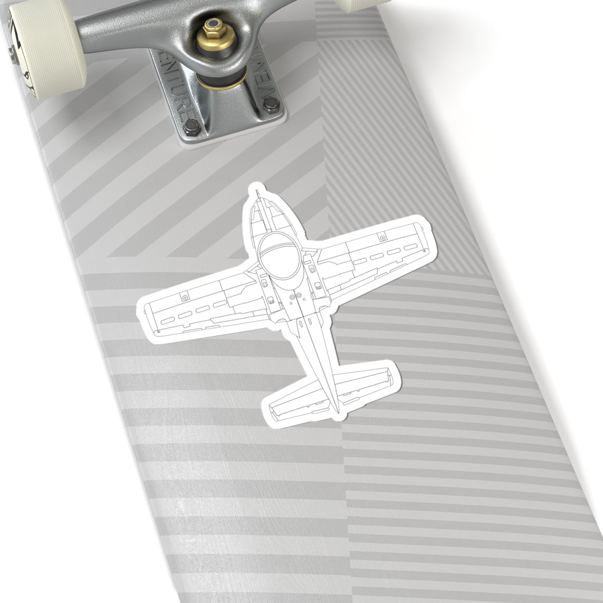 Kiss-Cut Stickers - Aircraft - T-37-Trainer - Top - LA X 300