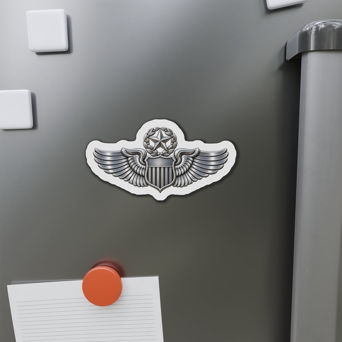 Die-Cut Magnet - USAF - Master Pilot Badge wo txt - 3D - Enhanced