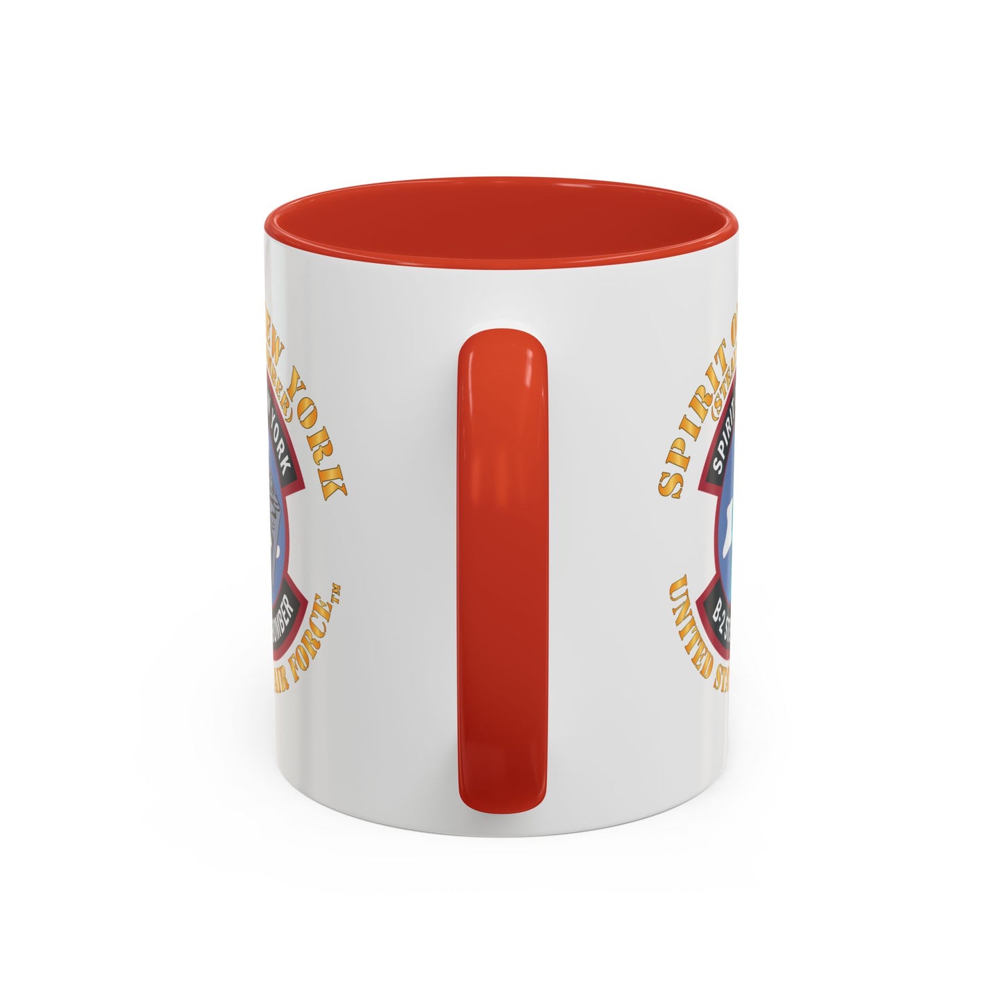 Accent Coffee Mug (11oz & 15oz) - USAF - B2 - Spirit of New York - Stealth Bomber X 300