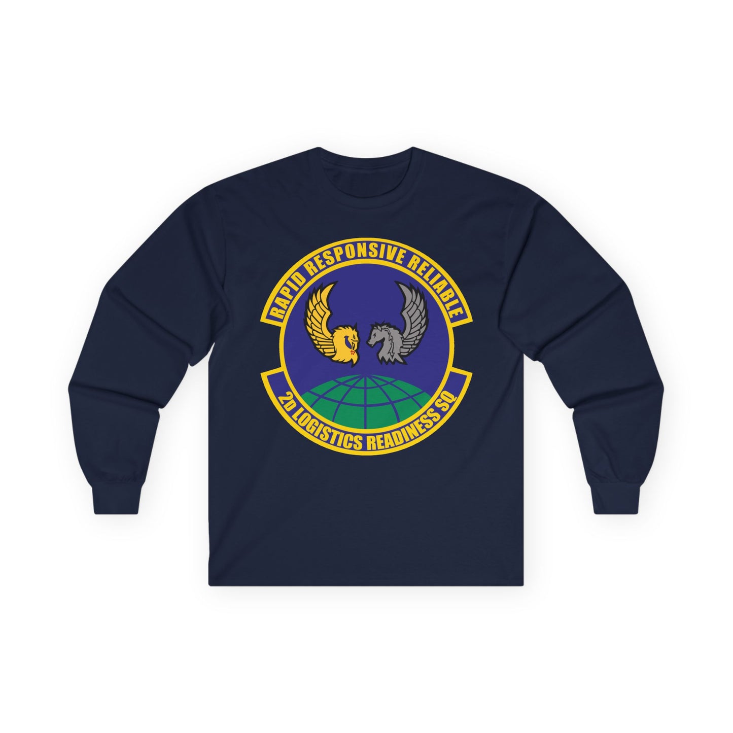 Unisex Ultra Cotton Long Sleeve Tee - USAF - 2d Logistics Readiness Squadron wo txt