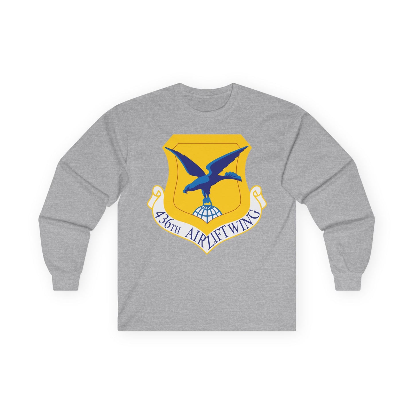 Unisex Ultra Cotton Long Sleeve Tee - USAF - 436th Airlift Wing wo Txt X 300