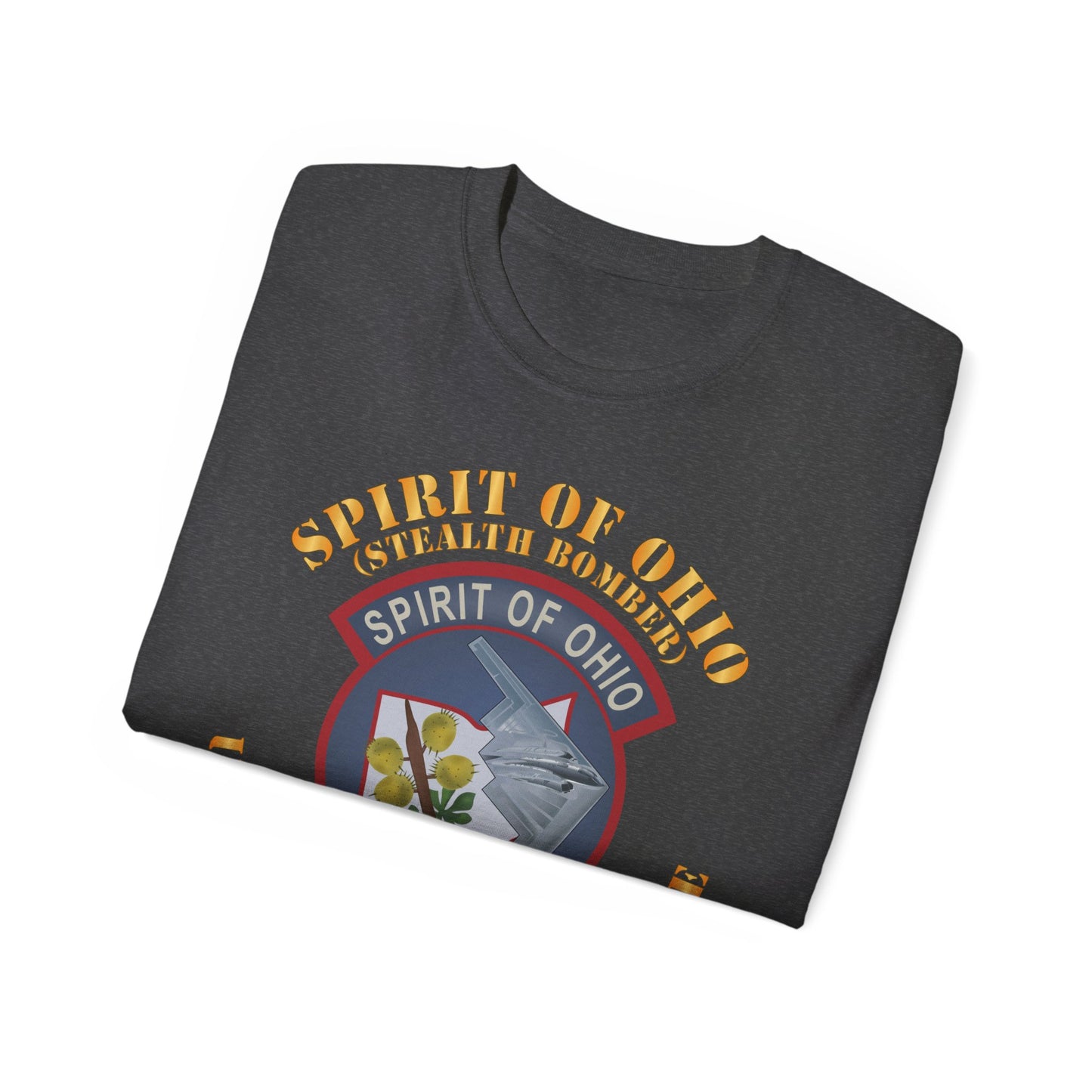 Unisex Ultra Cotton Tee - USAF - B2 - Spirit of Ohio - Stealth Bomber X 300