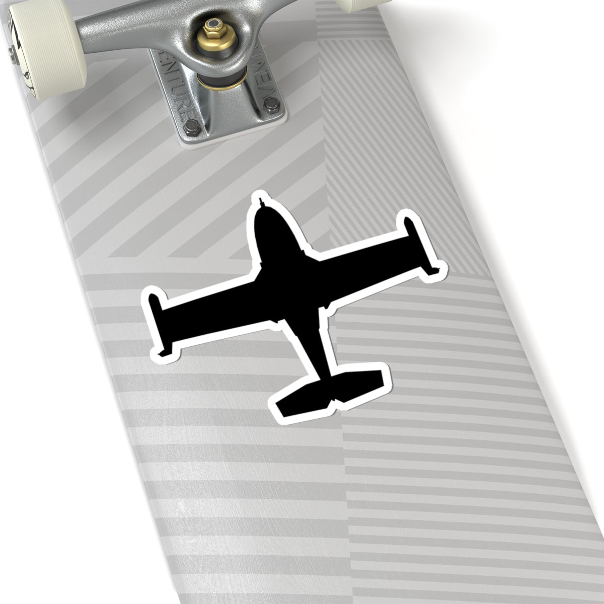 Kiss-Cut Stickers - Aircraft - A-37-Trainer - Top - Silhouette X 300