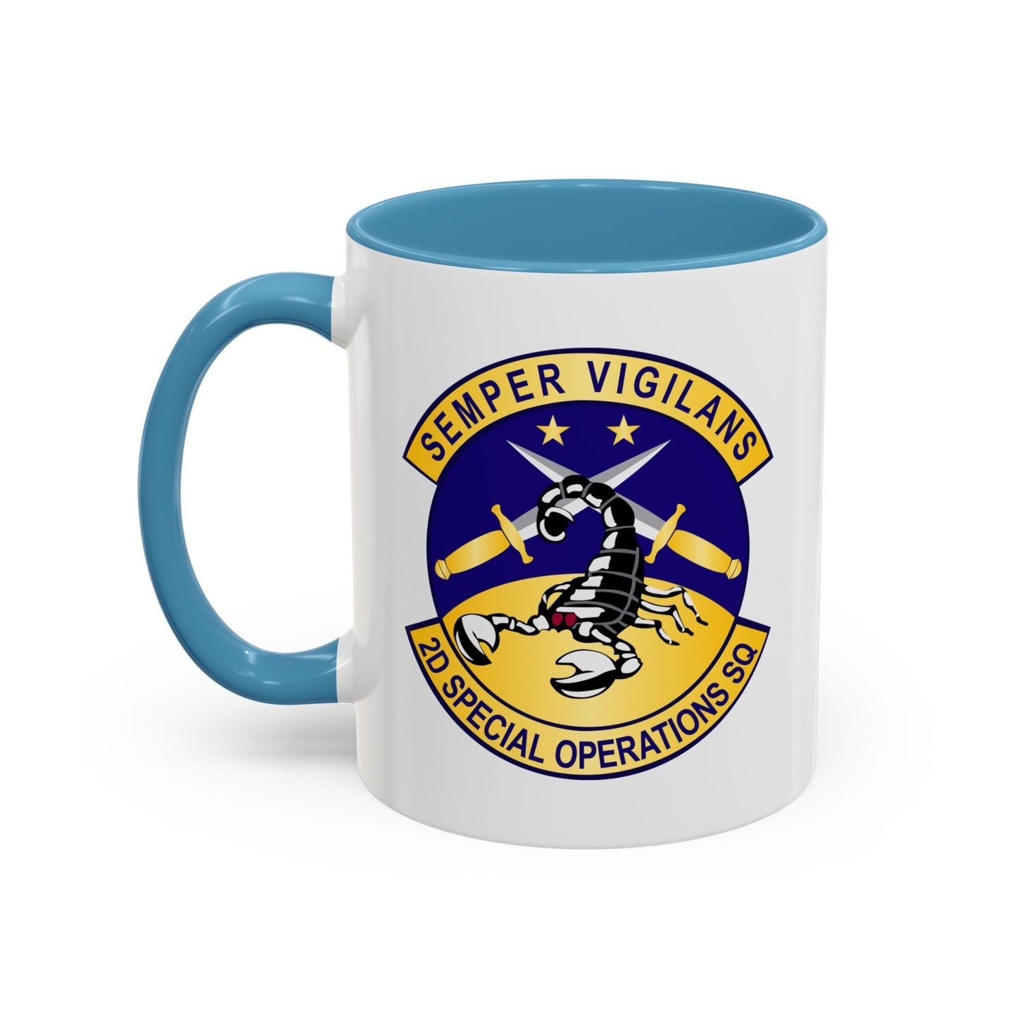 Accent Coffee Mug (11oz & 15oz) - USAFSOF - 2nd Special Operations Squadron wo Txt