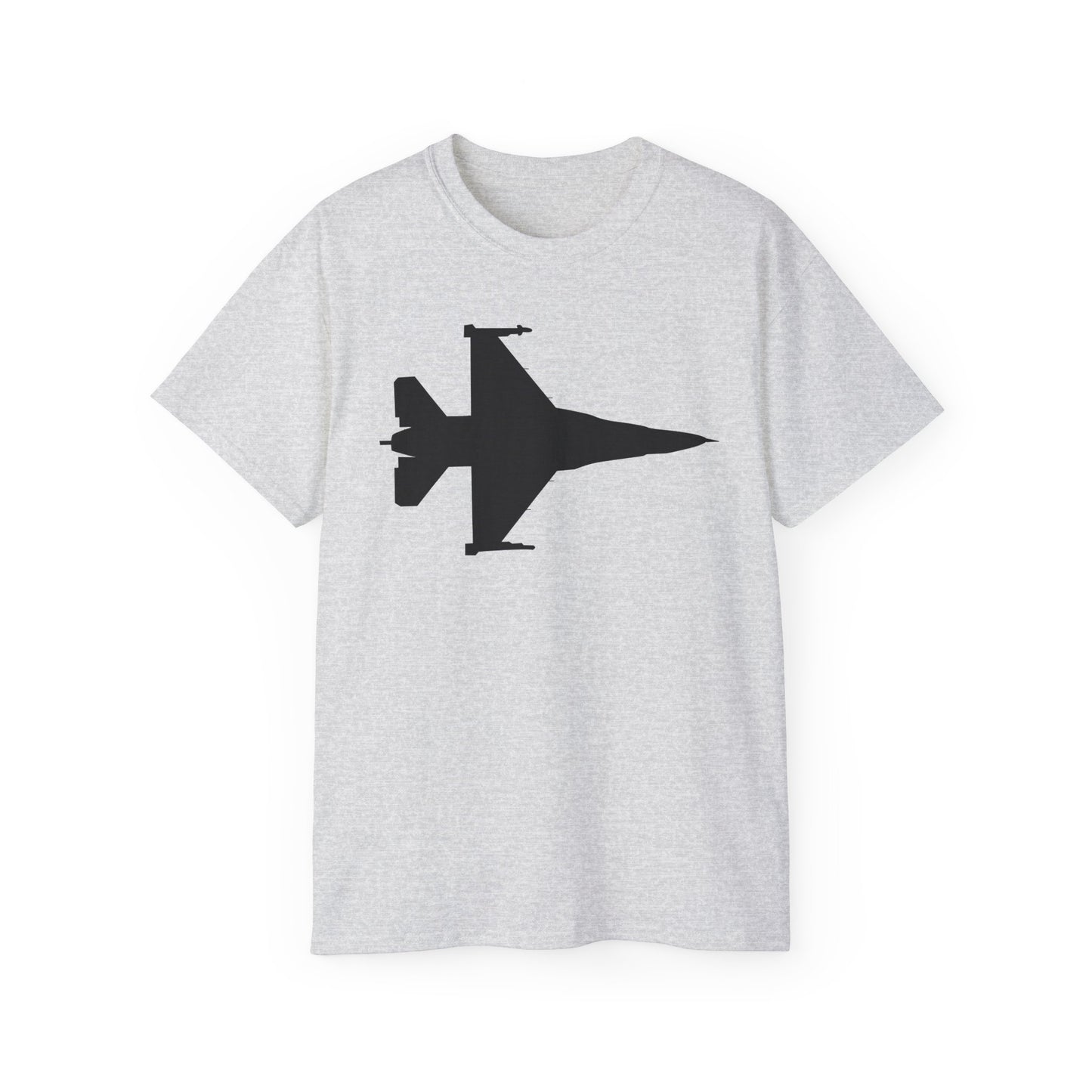 Unisex Ultra Cotton Tee - Aircraft - F-16 -Top - Silhouette - wo Txt X 300