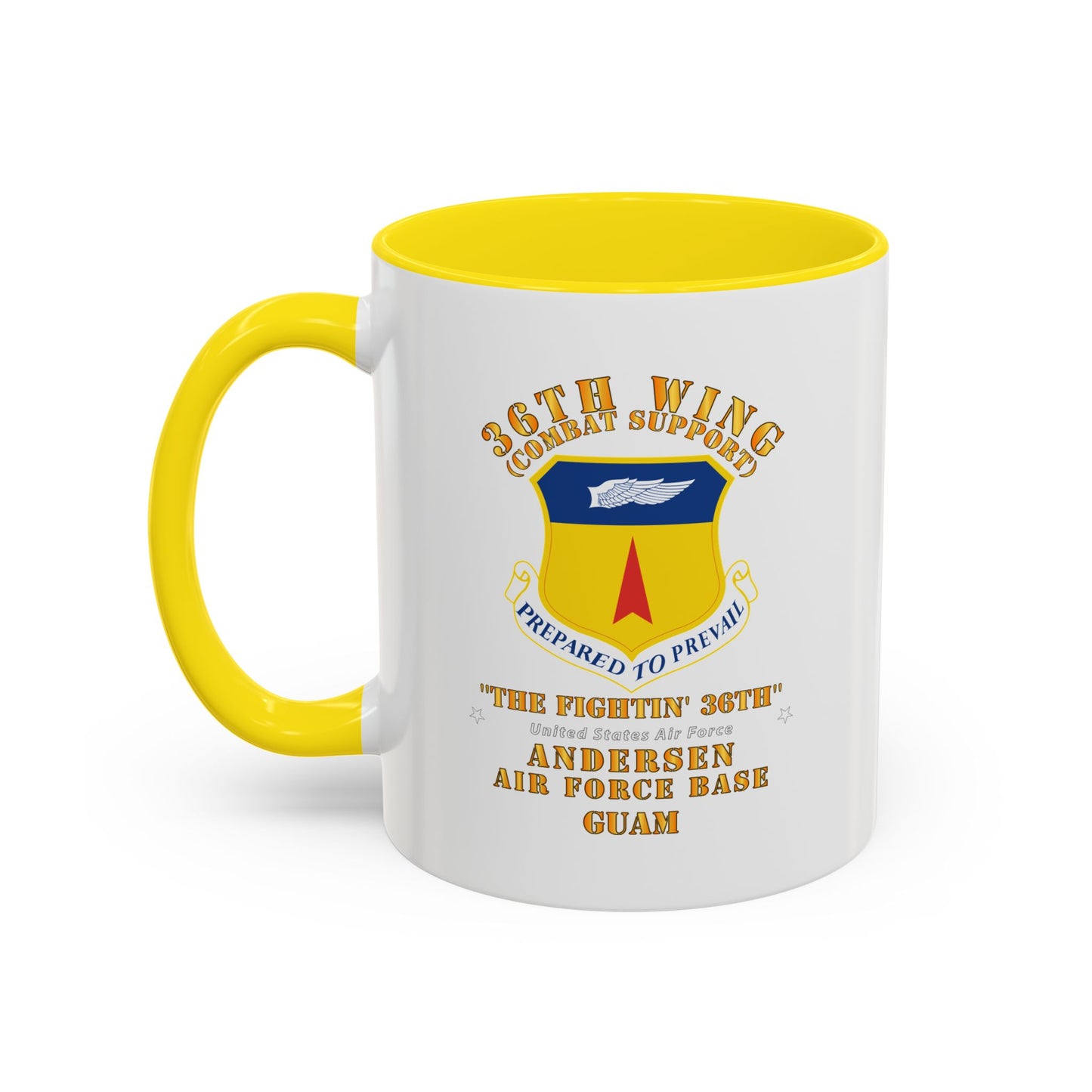 Accent Coffee Mug (11oz & 15oz) - USAF - 36th Wing - Anderson AFB - Guam