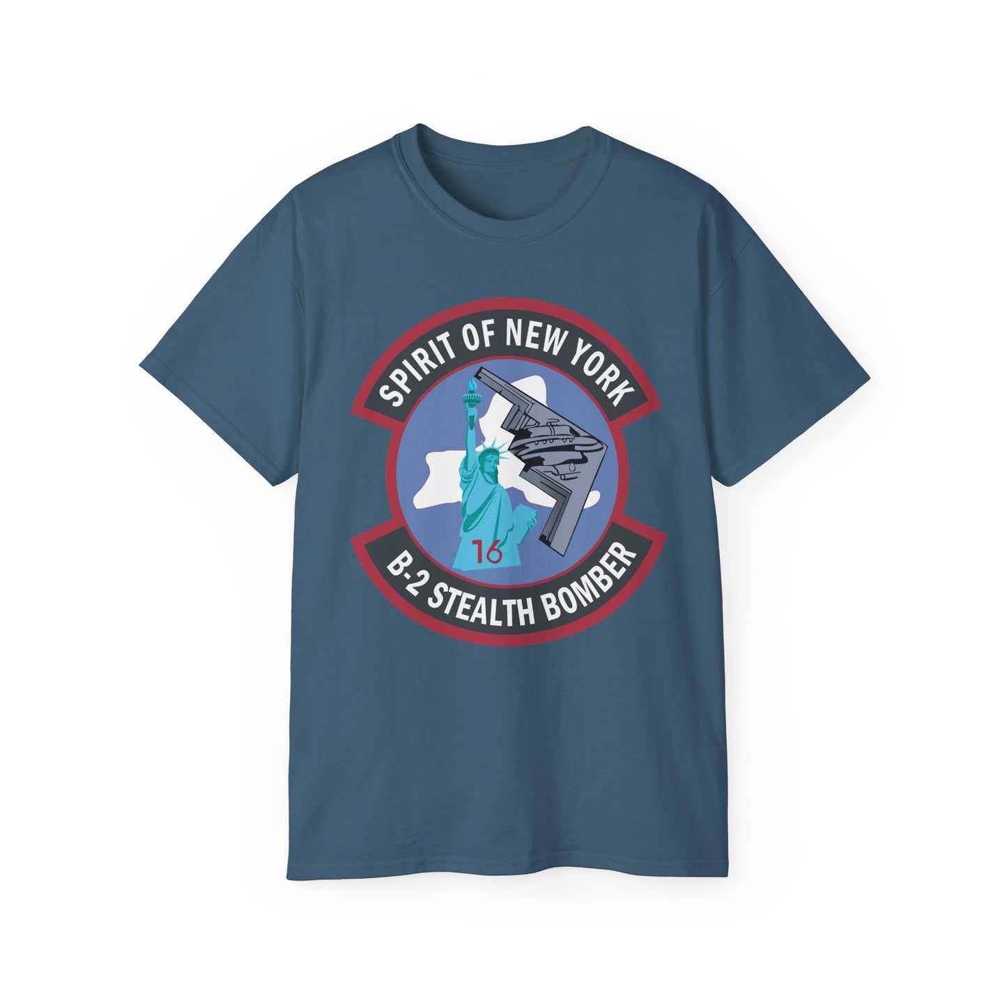 Unisex Ultra Cotton Tee - USAF - B2 - Spirit of New York - Stealth Bomber wo txt X 300
