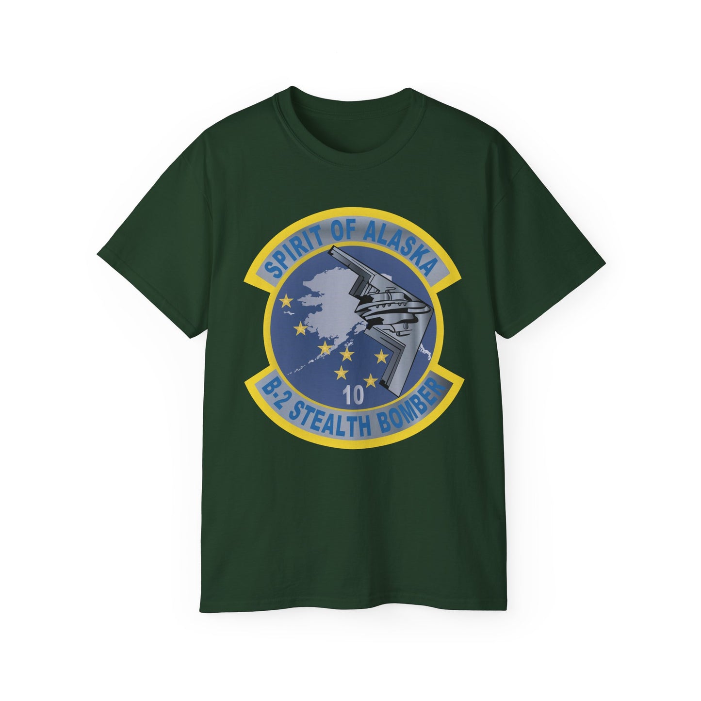 Unisex Ultra Cotton Tee - USAF - B2 - Spirit of Alaska - Stealth Bomber wo txt X 300