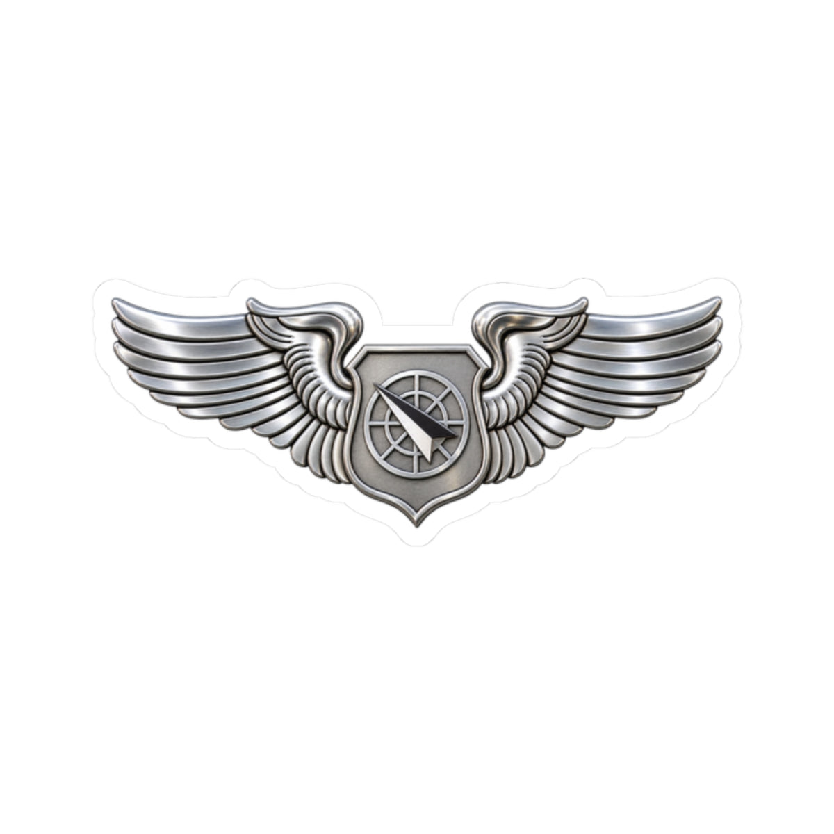 Kiss-Cut Stickers - USAF - Air Battle Manager Badge wo txt - 3D - Enhanced