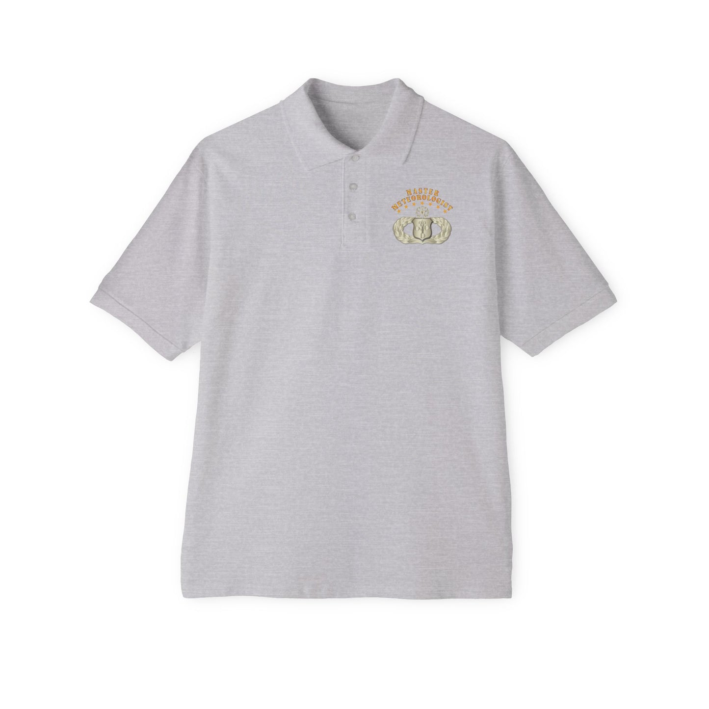 Men's Piqué Polo - USAF - Meteorologist - Master Badge wo DS
