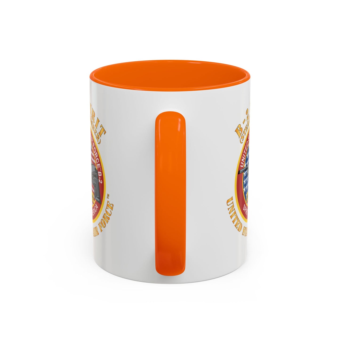 Accent Coffee Mug (11oz & 15oz) - USAF - B2 - Spirit - Stealth Bomber X 300