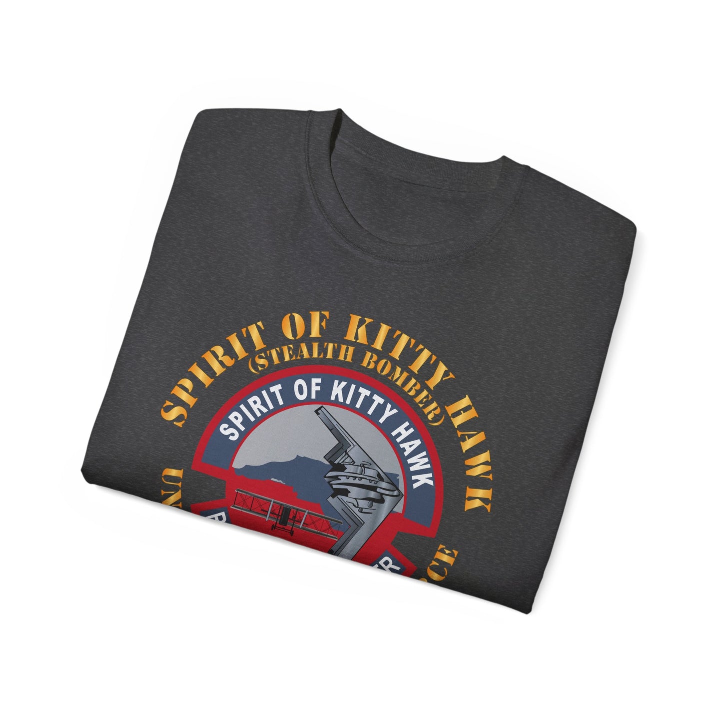 Unisex Ultra Cotton Tee - USAF - B2 - Spirit of Kitty Hawk - Stealth Bomber X 300