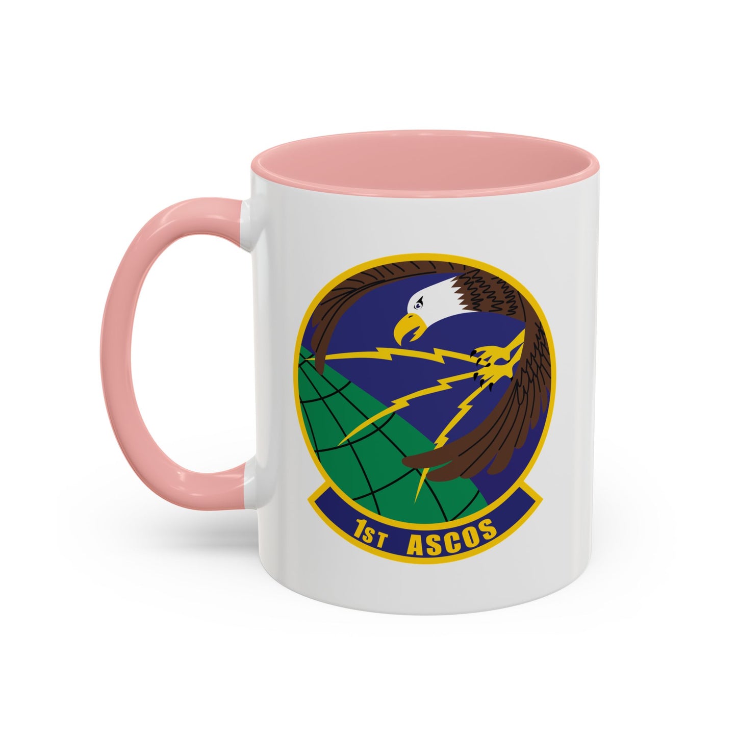 Accent Coffee Mug (11oz & 15oz) - USAF - 1st Air & Space Communications Operations Sq wo txt X 300