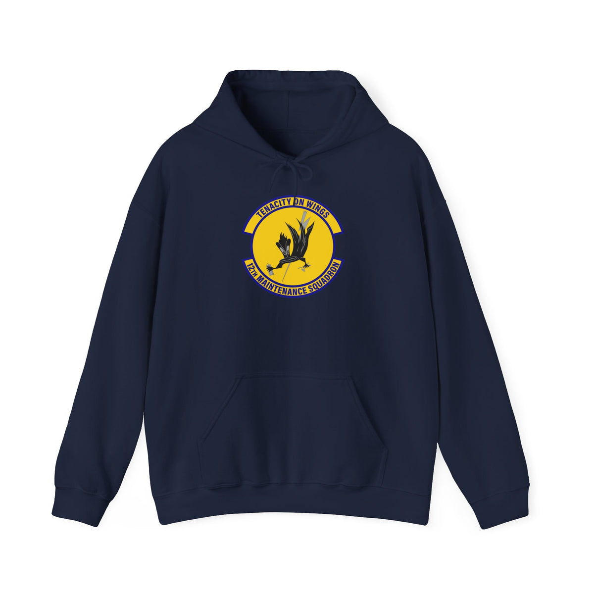 Unisex Heavy Blend Hooded Sweatshirt - USAF - 12th Maintenance Sq wo txt