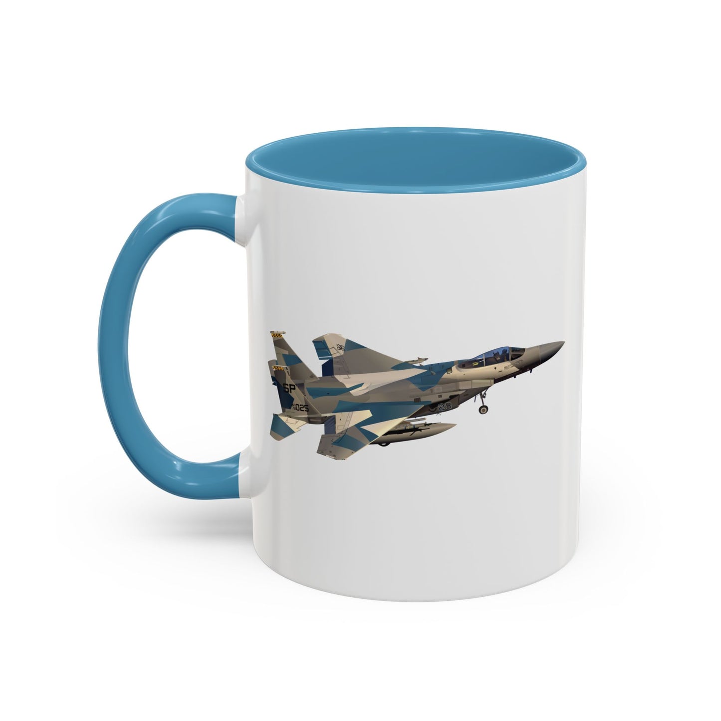 Accent Coffee Mug (11oz & 15oz) - USAF - F15 Eagle wo txt