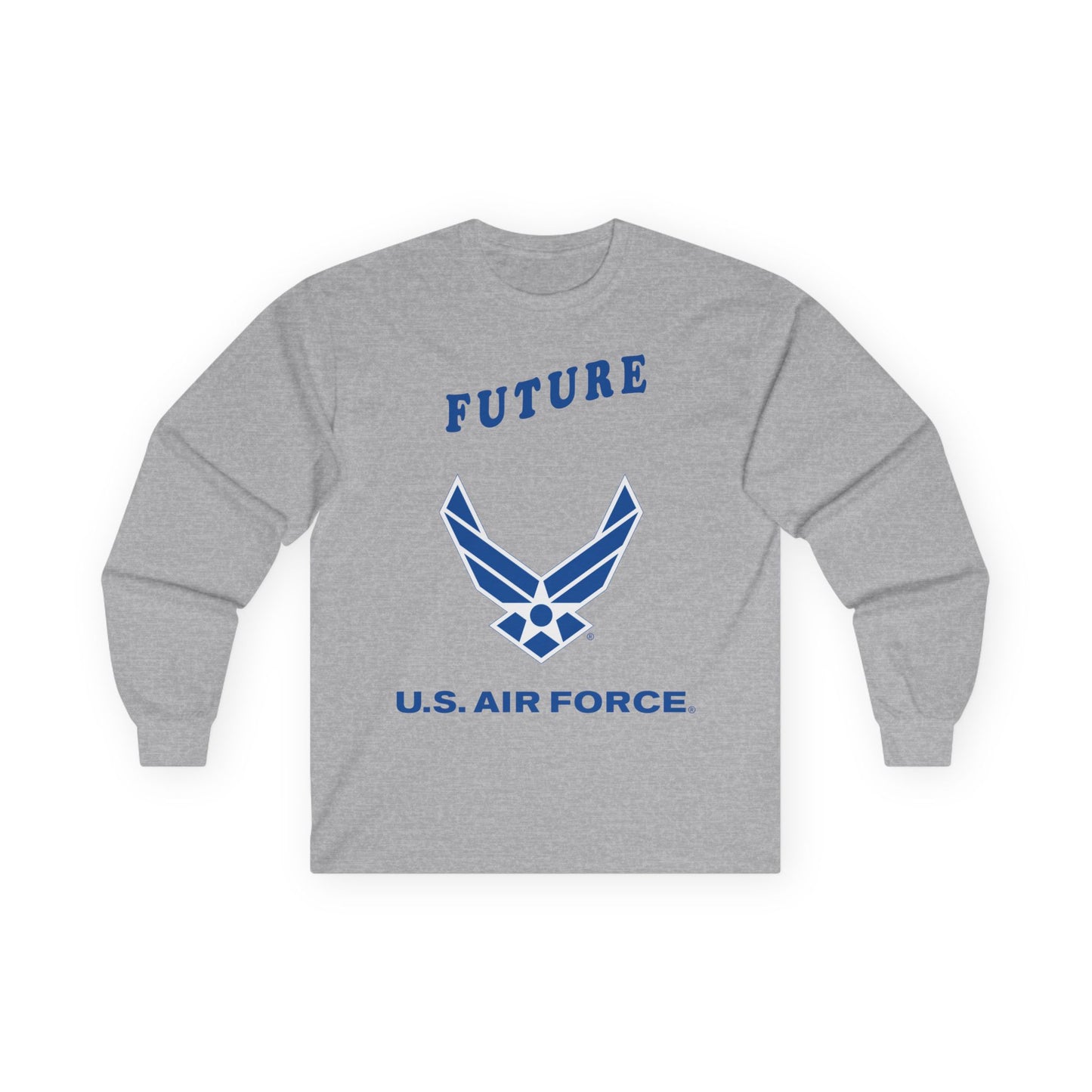 Unisex Ultra Cotton Long Sleeve Tee - USAF - Future Air Force X 300