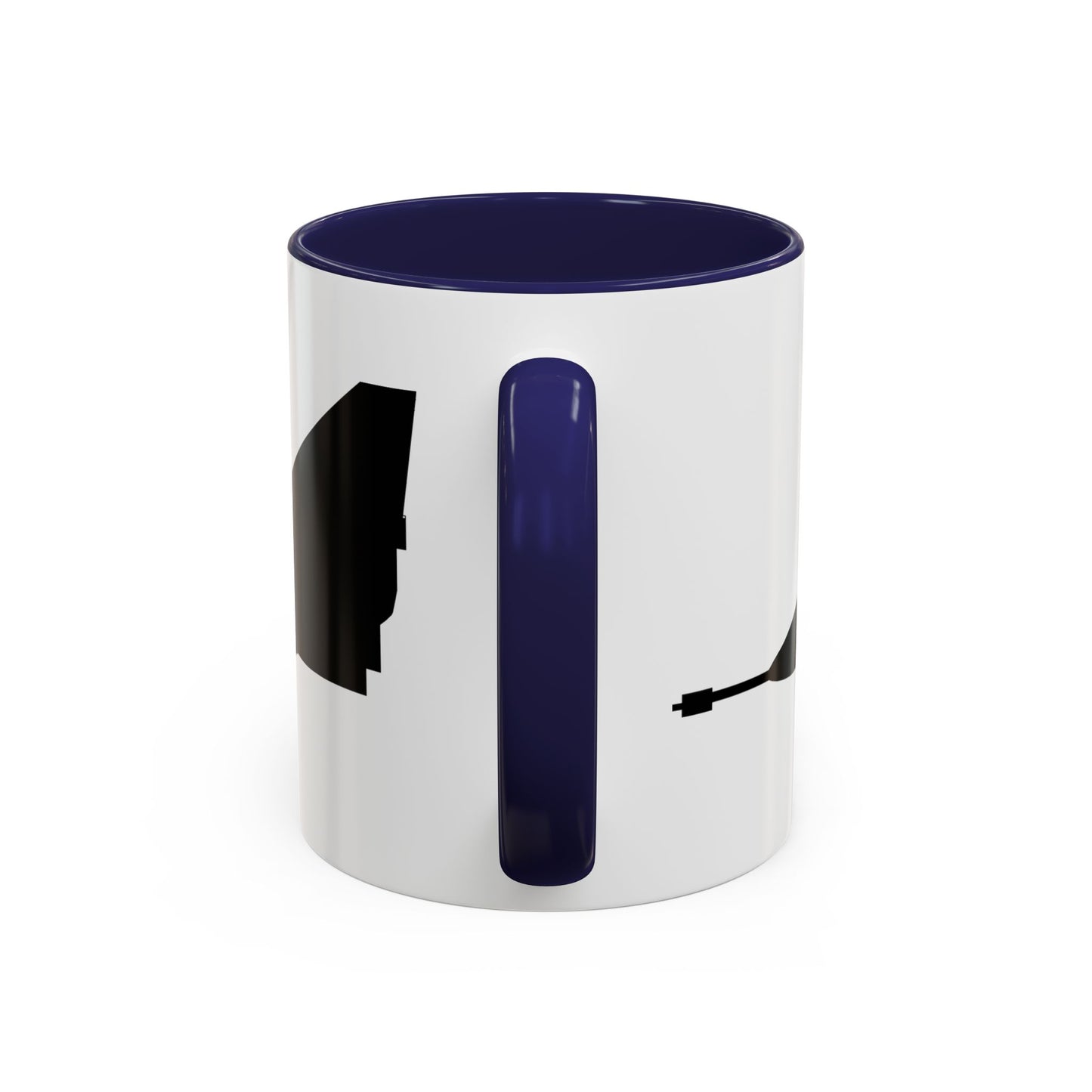 Accent Coffee Mug (11oz & 15oz) - Aircraft - A-4 SkyHawk - Silhouette X 300