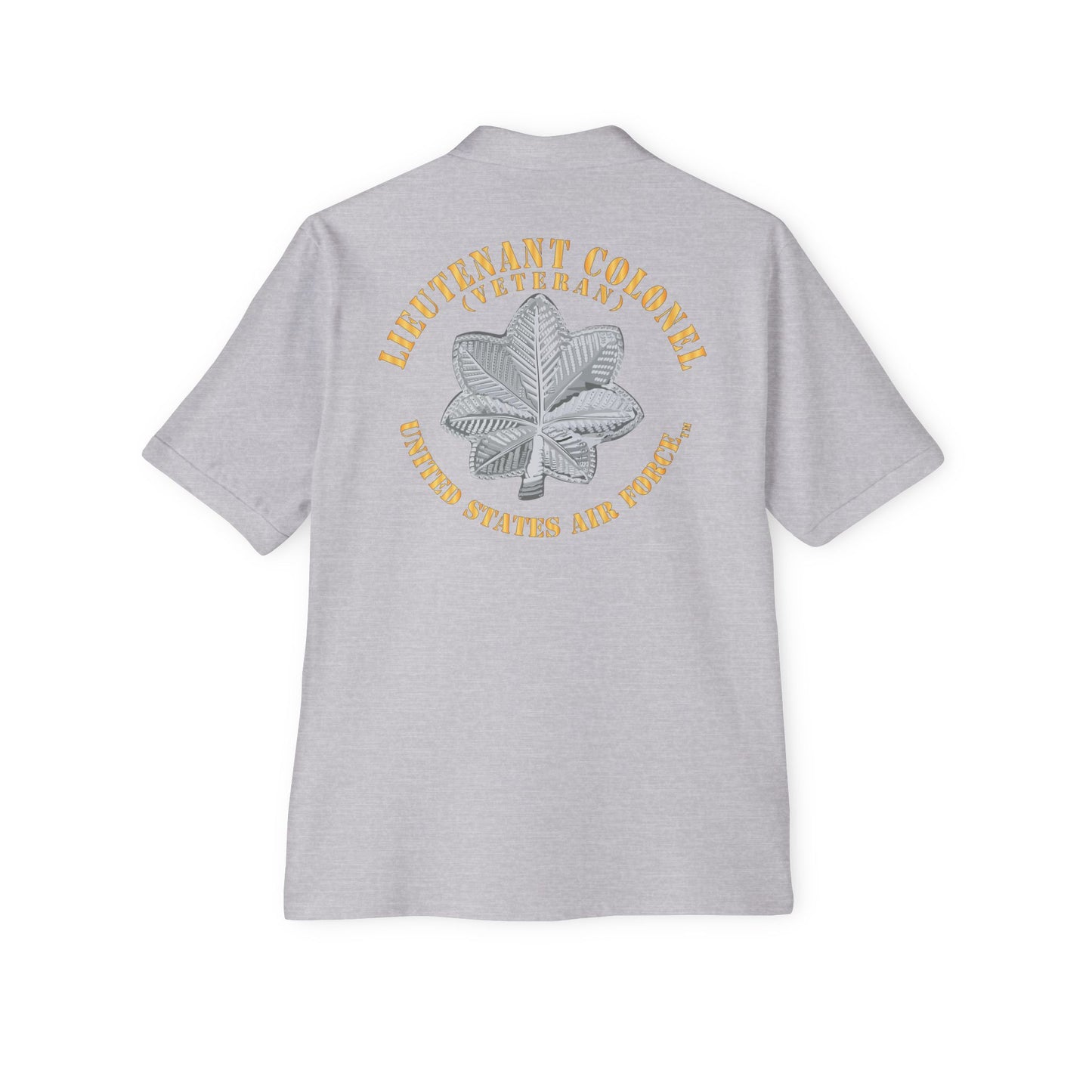 Men's Piqué Polo - USAF - Lieutenant Colonel - LTC - Veteran - TM X 300