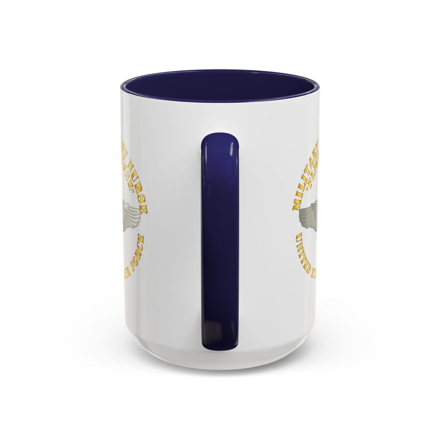 Accent Coffee Mug (11oz & 15oz) - USAF - Military Flight Nurse - Flight Nurse - Basic