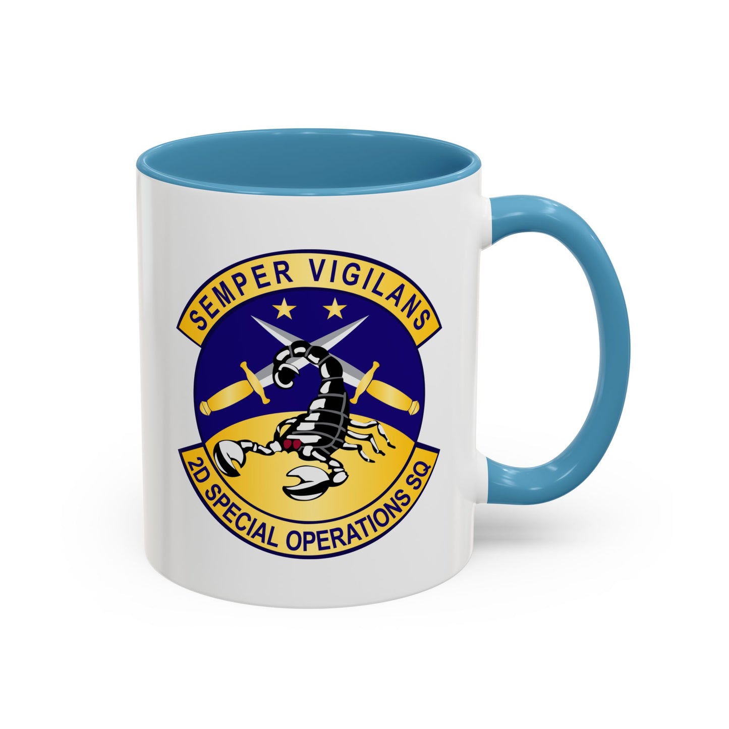 Accent Coffee Mug (11oz & 15oz) - USAFSOF - 2nd Special Operations Squadron wo Txt