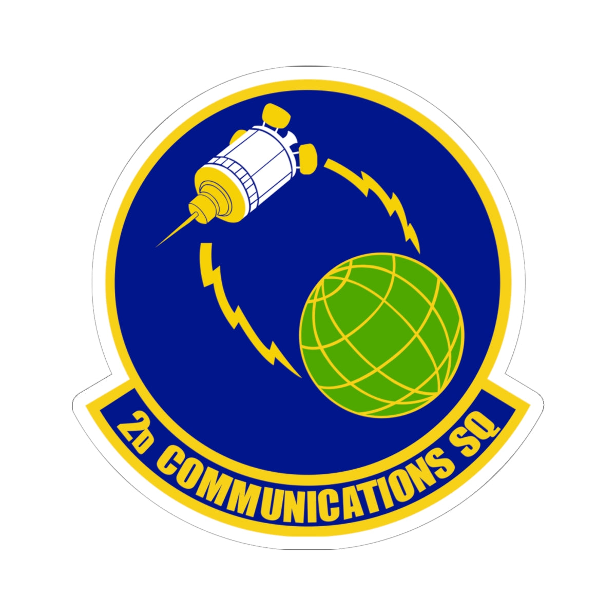 Kiss-Cut Stickers - USAF - 2d Communications Squadron wo txt