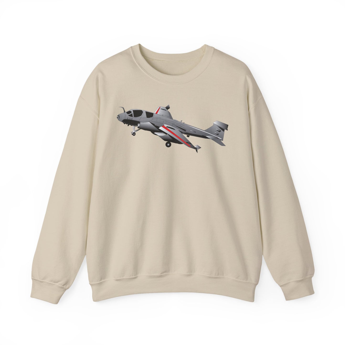Crewneck Sweatshirt - Aircraft - Navy - A-6A Intruder X 300