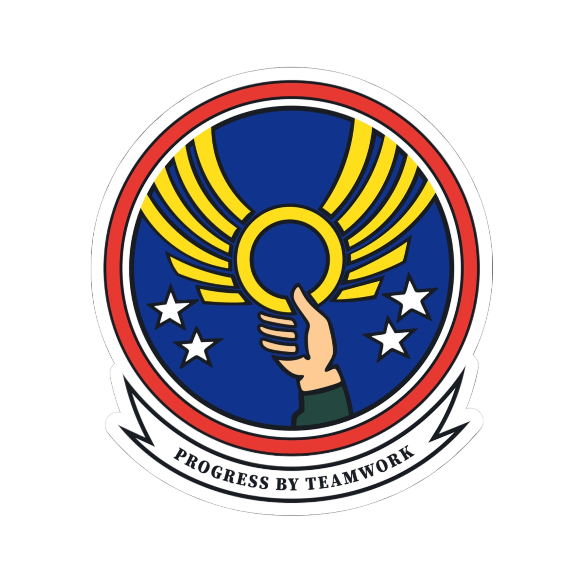 Kiss-Cut Stickers - USAF - 4th Civil Engineer Squadron wo txt X 300