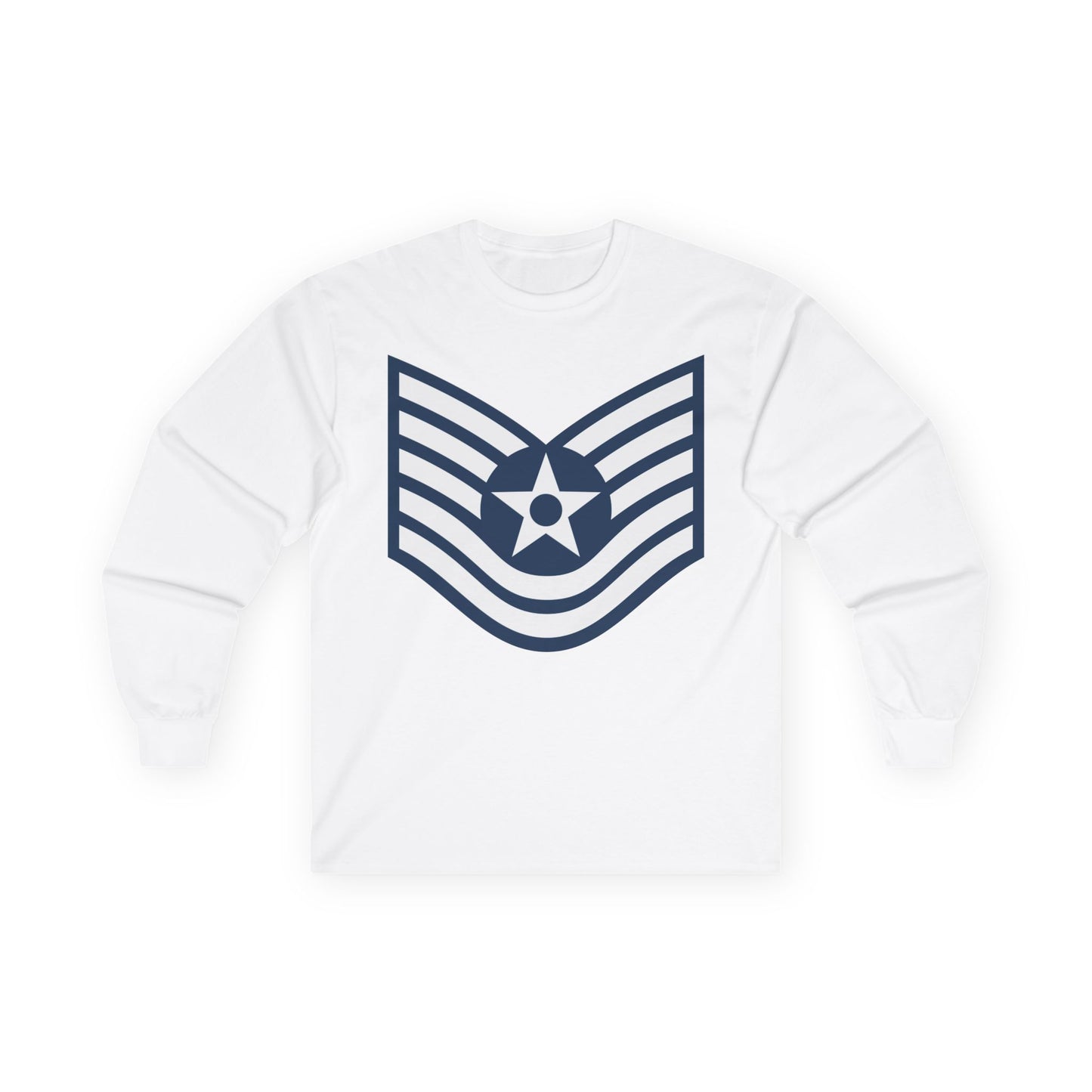 Unisex Ultra Cotton Long Sleeve Tee - USAF - Technical Sergeant (E6) - 2020