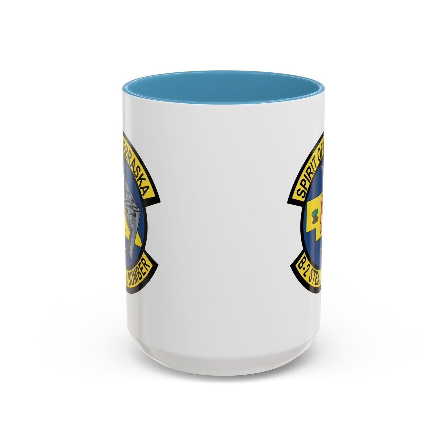 Accent Coffee Mug (11oz & 15oz) - USAF - B2 - Spirit of Nebraska - Stealth Bomber wo txt X 300